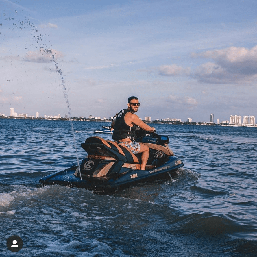 Man on the jet ski